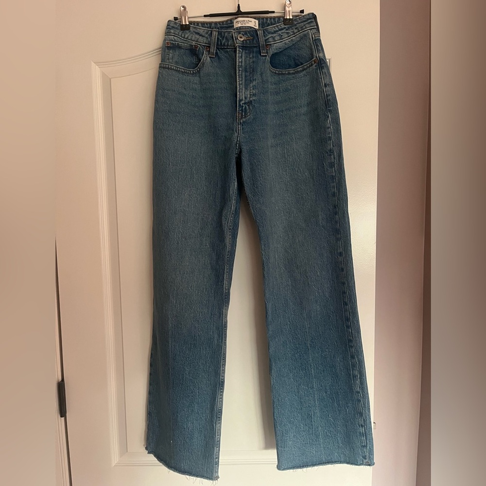 Abercrombie & Fitch Blue Flare Jeans